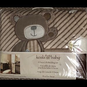 4-piece crib bedding set